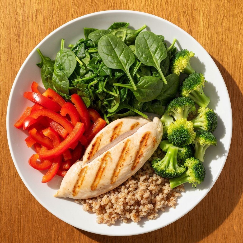 Balanced meal portions